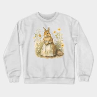 Tasha Tudor Inspired Mother Rabbit Crewneck Sweatshirt